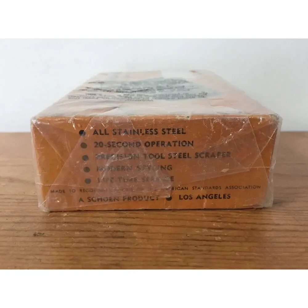 Vtg Schoen Hollywood Splicer Stainless Steel 8mm 16mm Film Cutter Original Boxed